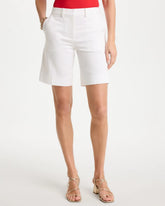 Emme Fly Front Sateen Shorts Alabaster - Chico's