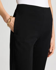 Juliet Lightweight Straight Crop Pants Black - Chico's