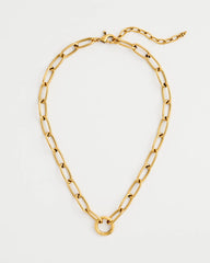 Golden Charm Link Necklace Gold - Chico's