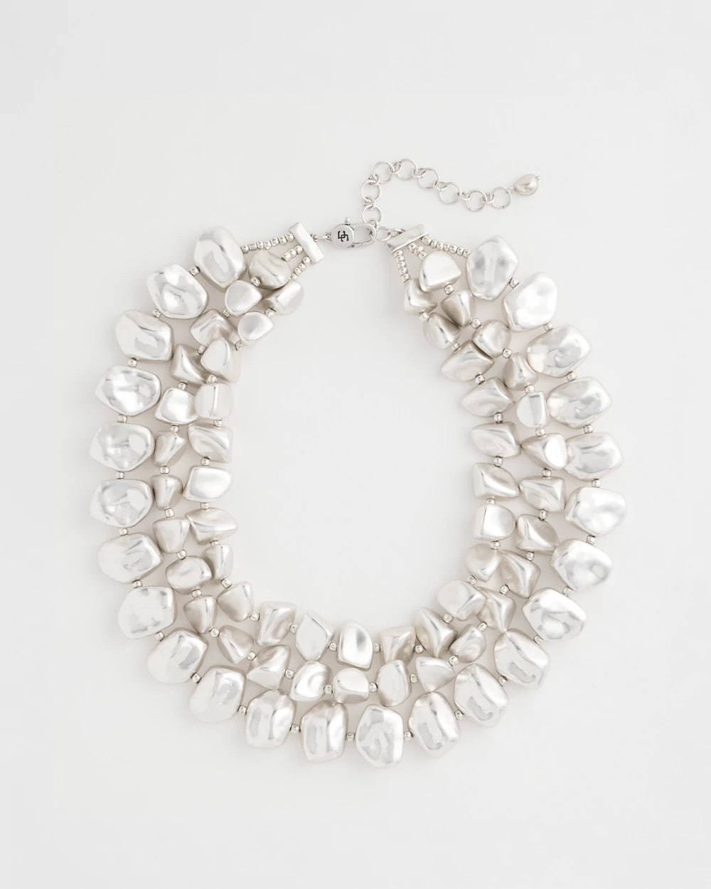 Chunky Silver Multi-Strand Necklace Silver - Chico's