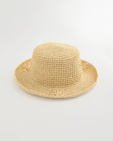 Straw Embroidered Beach Hat Natural - Chico's