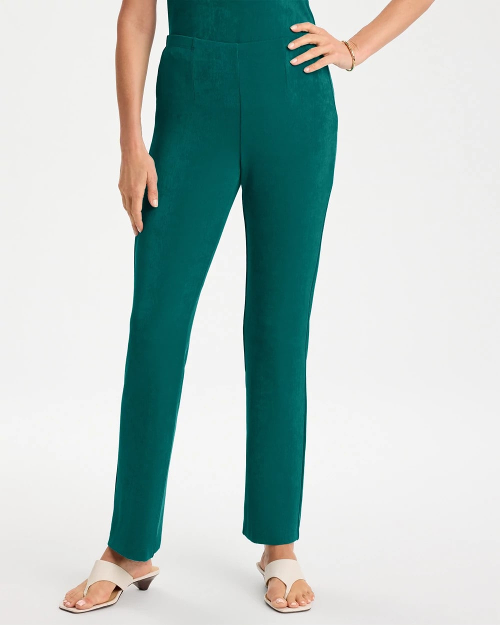 Travelers™ No Tummy Pants Jade Glow - Chico's