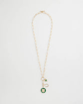 Lucky Charm Twice As Nice Necklace Green - Chico's