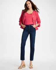 Girlfriend Slim Ankle Jeans Dark Sapphire Indigo - Chico's
