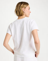 Zenergy® Crosshatch Knit Top Alabaster - Chico's