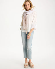 Tencel™ Denim Eyelet Shirt Alabaster - Chico's
