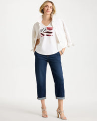 Americana Tee Alabaster - Chico's
