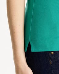 Pima Elbow Sleeve Tee Topanga Green - Chico's