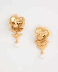 Filigree Flower Earrings Gold - Chico's