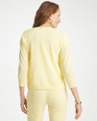 Summer Romance Cardigan Golden Haze - Chico's