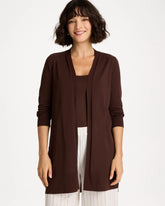 Summer Romance Cardigan Deep Brown - Chico's