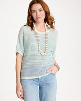Space Dyed Pullover Sweater Passport Blue - Chico's