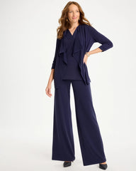 Travelers™ Knit Fly Away Cardigan Passport Blue - Chico's
