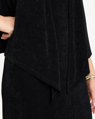 Travelers™ Drape Tie-Front Cardigan Travelers Black - Chico's