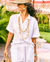 Cotton Gauze Camp Shirt Alabaster - Chico's
