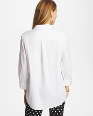 No Iron™ Stretch Splitneck Tunic Optic White - Chico's