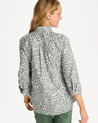 Printed No Iron Stretch Shirt Kelp Forest - Chico's