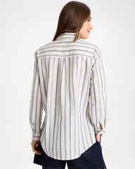 Linen-Cotton Utility Tunic Indigo - Chico's