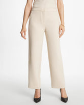 Textured Straight Tapered Ankle Pants Pale Sand - Chico's