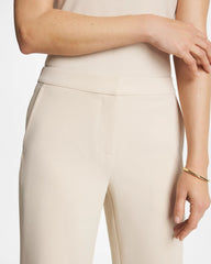 Textured Straight Tapered Ankle Pants Pale Sand - Chico's