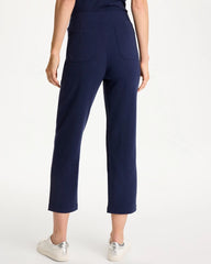 Zenergy® French Terry Cropped Pants Passport Blue - Chico's