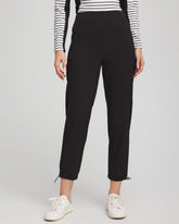 Zenergy® UPF Rib Mix Cropped Pants Black - Chico's