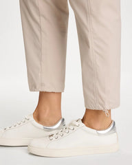 Zenergy® Striped UPF Bungee Crop Pants Smokey Taupe - Chico's