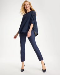 Brigitte™ Slim Embroidered Pull-On Crop Pant Indigo - Chico's