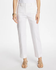 Emme Fly Front Straight Crop Pants Alabaster - Chico's