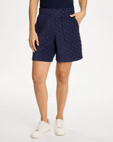Zenergy® Terry Cloth Jacquard Shorts Passport Blue - Chico's