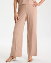 Travelers™ Palm Embossed Knit Pants Mocha Mousse - Chico's
