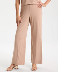 Travelers™ Palm Embossed Knit Pants Mocha Mousse - Chico's