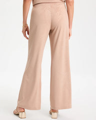 Travelers™ Palm Embossed Knit Pants Mocha Mousse - Chico's