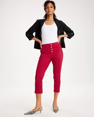 Pull-On Capri Jeans Cherry Lush - Chico's