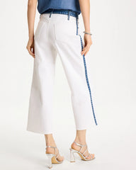 Girlfriend Straight Colorblock Jeans Alabaster - Chico's