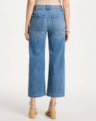 Straight Crop Trouser Jeans Monaco Indigo - Chico's