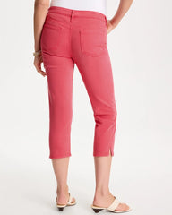 Girlfriend Slim Capri Jeans Calypso Coral - Chico's