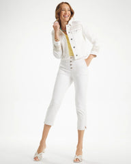 Pull-On 22" Capri Jeans Alabaster - Chico's