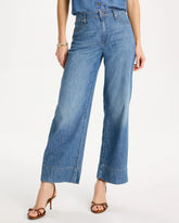 Lightweight Wide-Leg Ankle Jeans Lake Como Wash - Chico's