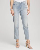 Girlfriend Slim Cropped Jeans Shasta Indigo - Chico's