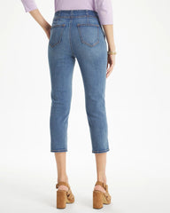 Pull-On 22" Capri Jeans Aquaria Indigo - Chico's