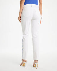 Embroidered Girlfriend Slim Ankle Jeans Alabaster - Chico's