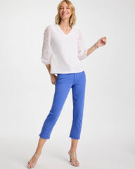 Girlfriend Slim Cropped Jeans Amparo Blue - Chico's