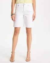 Girlfriend Slim White Jean Shorts Alabaster - Chico's