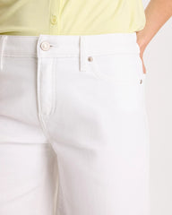 Girlfriend Slim White Jean Shorts Alabaster - Chico's