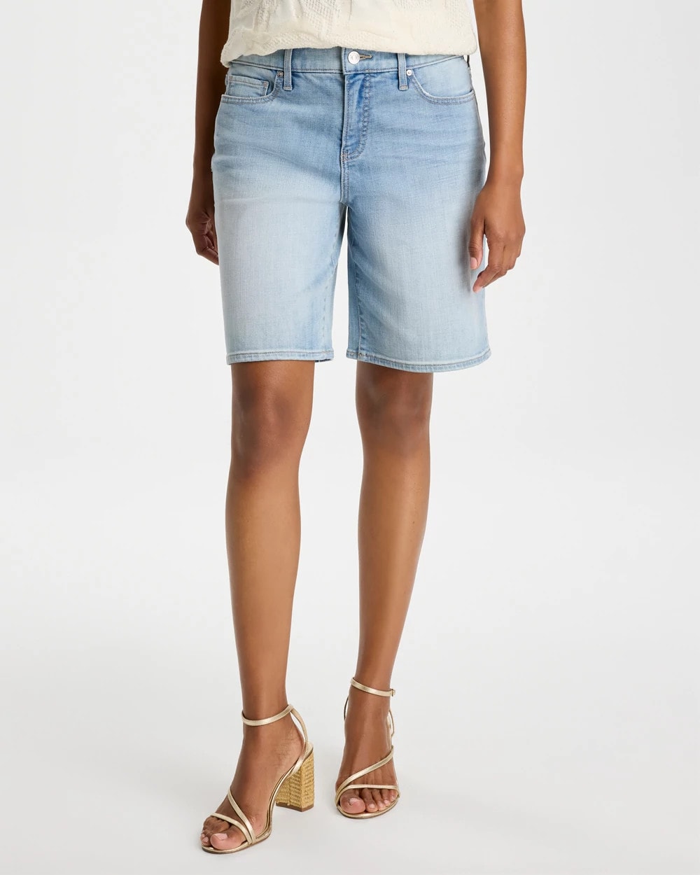 Girlfriend Slim Indigo Jean Shorts Shasta Indigo - Chico's