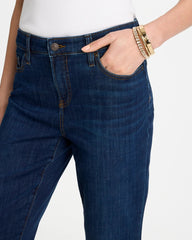 Girlfriend Slim Full-Length Jeans Dark Sapphire Indigo - Chico's