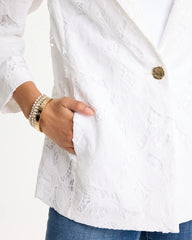 Classic Lace Blazer Alabaster - Chico's