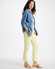Denim Cinch Waist Jacket Burano Indigo - Chico's