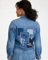 Denim Parrot Pocket Jacket Underwater Indigo - Chico's